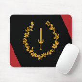 Black American Heritage Flag  Mousepad (Mit Mouse)