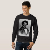 Black American History Frederick Douglass Black Hi Sweatshirt (Vorne ganz)