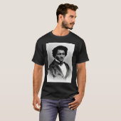 Black American History Frederick Douglass Black Hi T-Shirt (Vorne ganz)