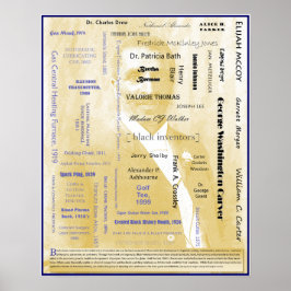 Black American Inventars Poster I