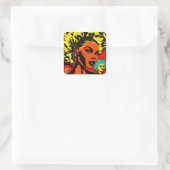 Black American Pop Art Stickers (Tasche)