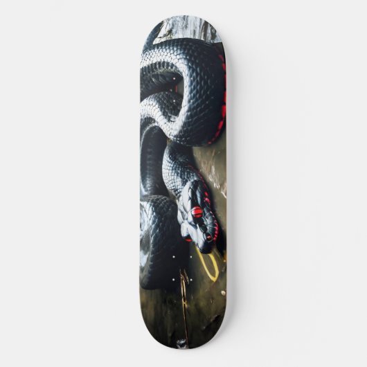 Black Anaconda Deck Skateboard (Vorderseite)