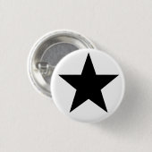 Black Anarchy Star (klassisch) Button (Vorne & Hinten)