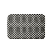 Black and Beige Bath Mat Badematte (Vorderseite)