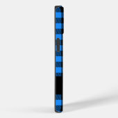 Black and Blue Buffalo Kariert Personalisiert Case-Mate iPhone Hülle (Rückseite / Rechts)