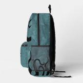 Black and Blue Kraken aus den Tiefen Bedruckter Rucksack (Rechts)