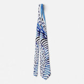 "Black and Blue" Neck Tie Krawatte (Rückseite)