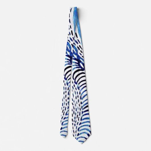 "Black and Blue" Neck Tie Krawatte (Rückseite)