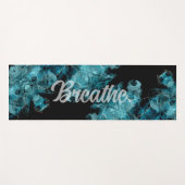 Black and Blue Smoke Yoga Mat Yogamatte (Vorderseite (Horizontal))
