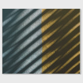 Black and brown striped textile geschenkpapier (Flach)