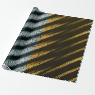 Black and brown striped textile geschenkpapier