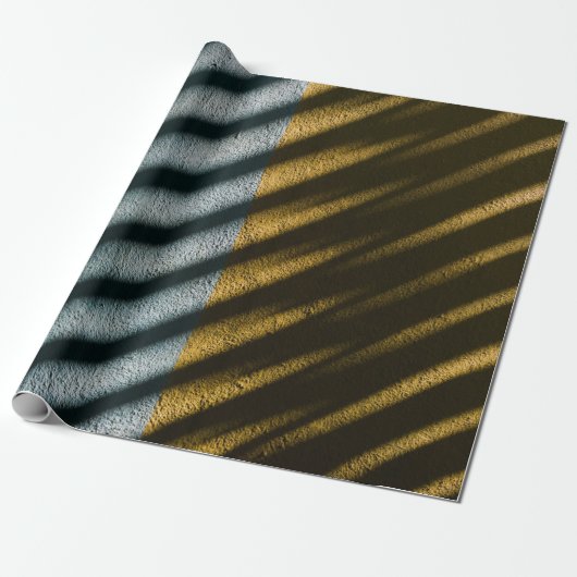Black and brown striped textile geschenkpapier (Ungerollt)