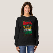 Black and Classy 1st Grade Teacher Black History M Sweatshirt (Vorne ganz)