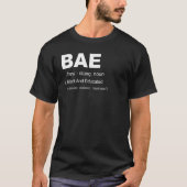 Black and Educated BAE T-Shirt (Vorderseite)