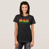 Black and Educated HBCU Alumni Pride African Ameri T-Shirt (Vorne ganz)