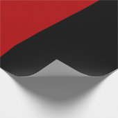 Black and Garnet Giftwrap Geschenkpapier (Ecke)