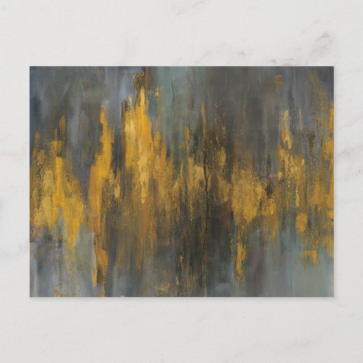 Black and Gold Abstract Print Danhui Nai | Postkarte (Vorderseite)