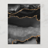 Black and Gold Agate Flyer (Hinten)