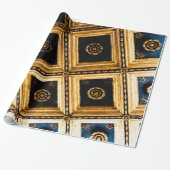 Black and Gold Architektur Geschenkpapier (Ungerollt)