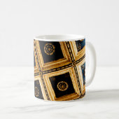 Black and Gold Architektur Kaffeetasse (VorderseiteRechts)