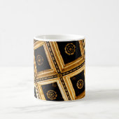 Black and Gold Architektur Kaffeetasse (Mittel)
