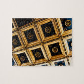 Black and Gold Architektur Puzzle (Horizontal)