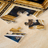 Black and Gold Architektur Puzzle (Seite)