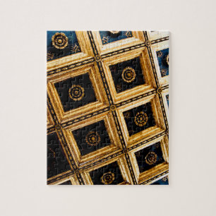 Black and Gold Architektur Puzzle