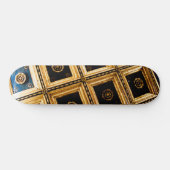 Black and Gold Architektur Skateboard (Horizontal)