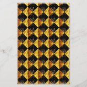 Black and Gold Art Deco Rhombus Flyer (Hinten)