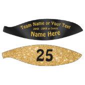 Black and Gold Basketball Personalisiert für Girls (Panele)
