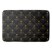 Black and Gold Bath Mat Badematte (Vorderseite)