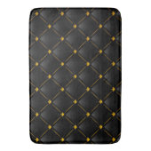 Black and Gold Bath Mat Badematte (Vorderseite Vertikal)