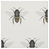Black and Gold Bee Stoff (Muster)