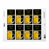 Black and Gold Beer Label (Vorne)