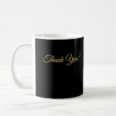Black and Gold Bridesmaid-Geschenke - Kaffeetasse (Links)