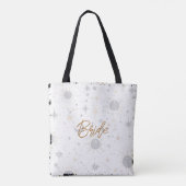 Black and Gold Celestial Bride Tasche (Rückseite)