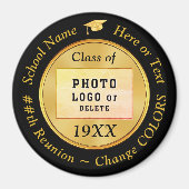 Black and Gold Cheap, Class Wiedersehen Gastgesche Magnet (Vorne)