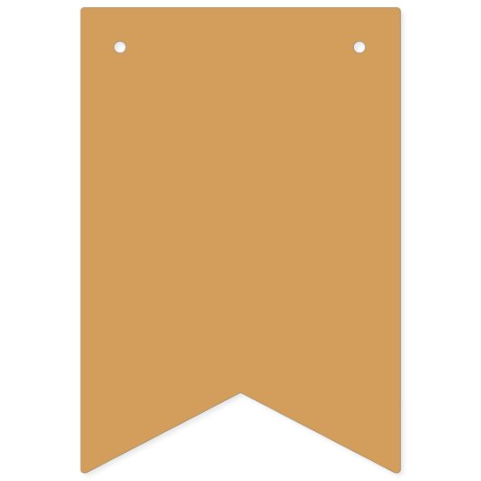 Black and Gold Chic Happy Birthday Wimpelkette (Erste Fahne)