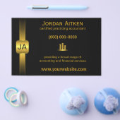 Black and Gold Coins 5,5" x 8,5" Buchhalter-Flyer Flyer (Einzeln)