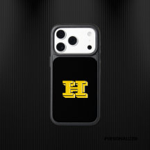 Black and Gold College Colors Tough Otterbox 