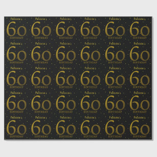 60 Geburtstag Geschenkpapiere | Zazzle.de