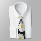 Black and Gold Daisy Krawatte (Gebunden)