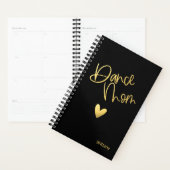Black and Gold Dance Mama Personalisiert Planer (Anzeige)