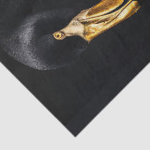 Black and Gold Flamingo4 Seidenpapier (Ausschnitt)