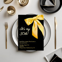 Black and Gold Foil: "Es ist mein 30." Elegant Gla