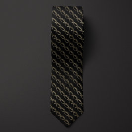 Black and Gold Football Krawatte