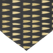 Black and Gold Hearts Tischdecke (Schrägansicht)