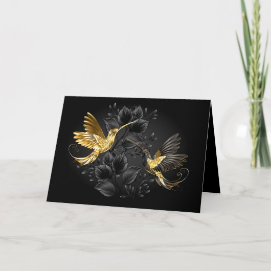 Black and Gold Hummingbird (Vorderseite)