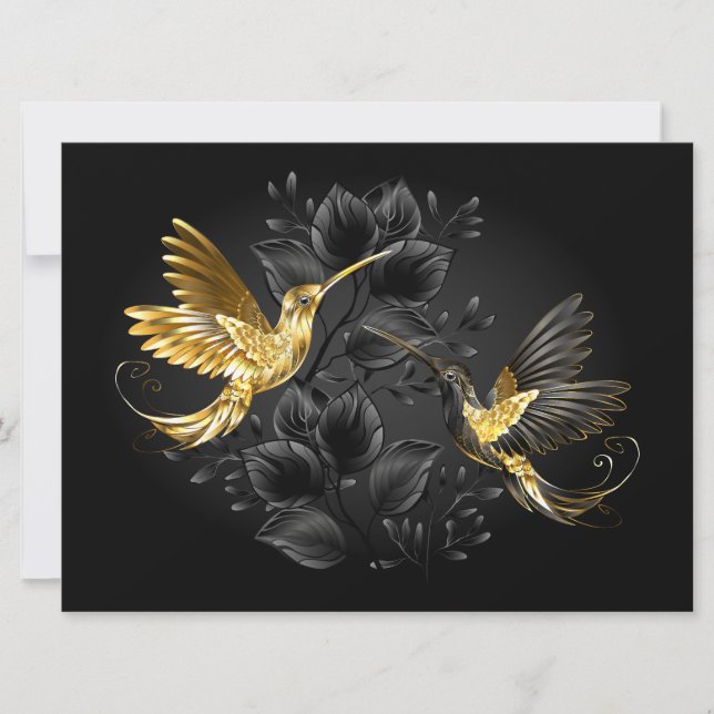 Black and Gold Hummingbird (Vorderseite)